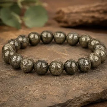 Raw Pyrite Bracelet